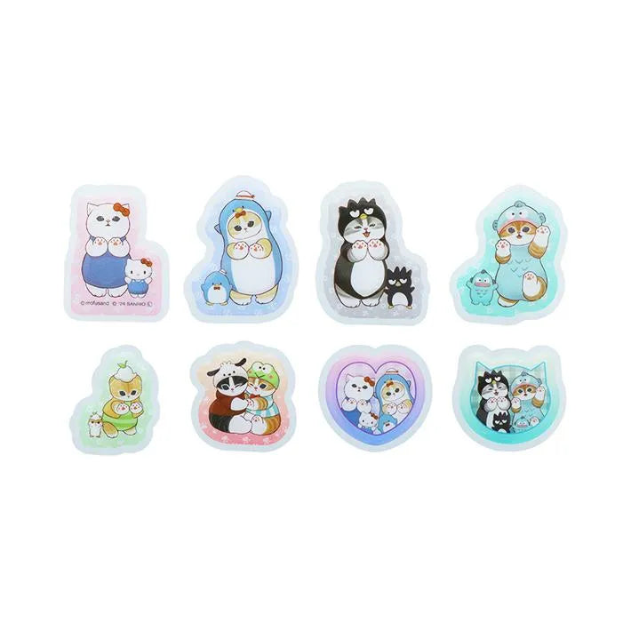 mofusand x Sanrio Vol.2 Flake Stickers - Paws - Techo Treats