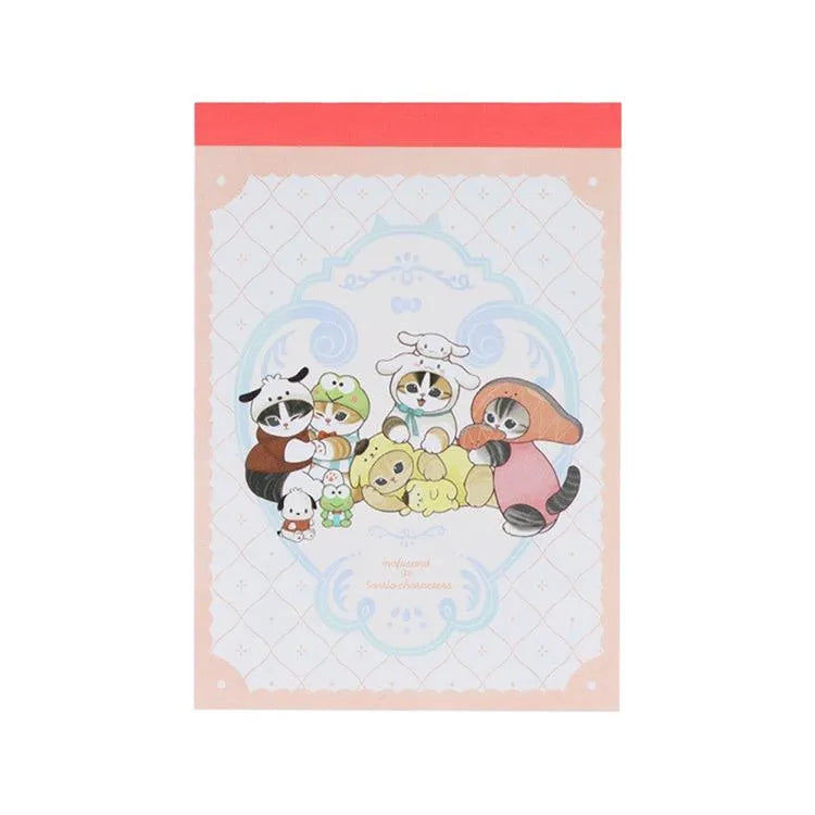 mofusand x Sanrio Vol.2 Mini Memo - Retro Frame - Sun-Star Stationery - Default Title by Techo Treats Stationery