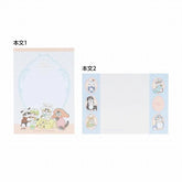 mofusand x Sanrio Vol.2 Mini Memo - Retro Frame - Techo Treats