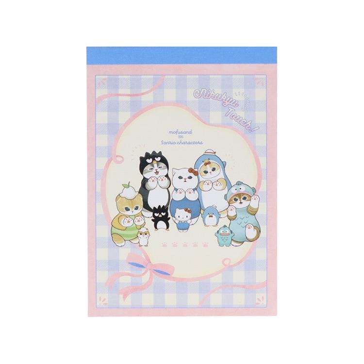 mofusand x Sanrio Vol.2 Mini Memo - Ribbon - Sun-Star Stationery - Default Title by Techo Treats Stationery