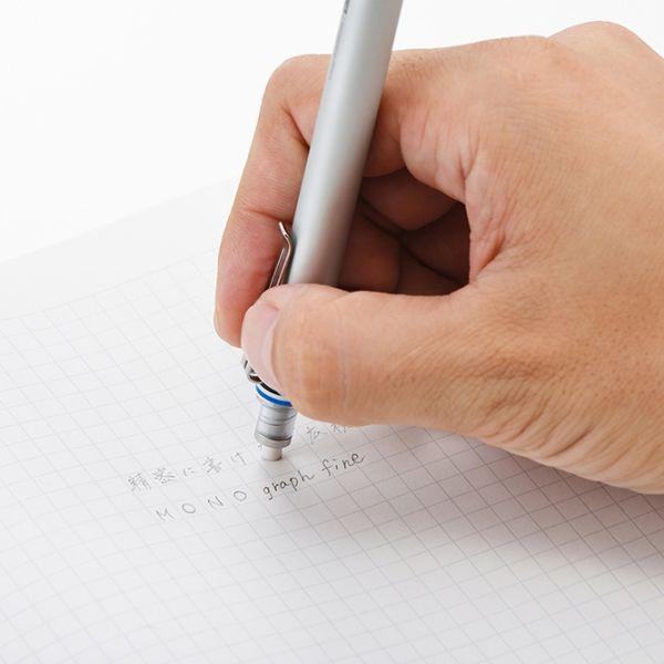 MONO graph fine 0.3mm Mechanical Pencil - Silver - Techo Treats