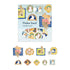 Moriyama Schinako Flake Stickers - Rabbit in Frames - Techo Treats