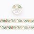 Moriyama Schinako Masking Tape - Rabbit and Flowers - Techo Treats