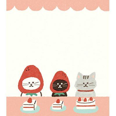 My Series Memo Pad - Cat - Furukawa Shiko - Default Title by Techo Treats Stationery