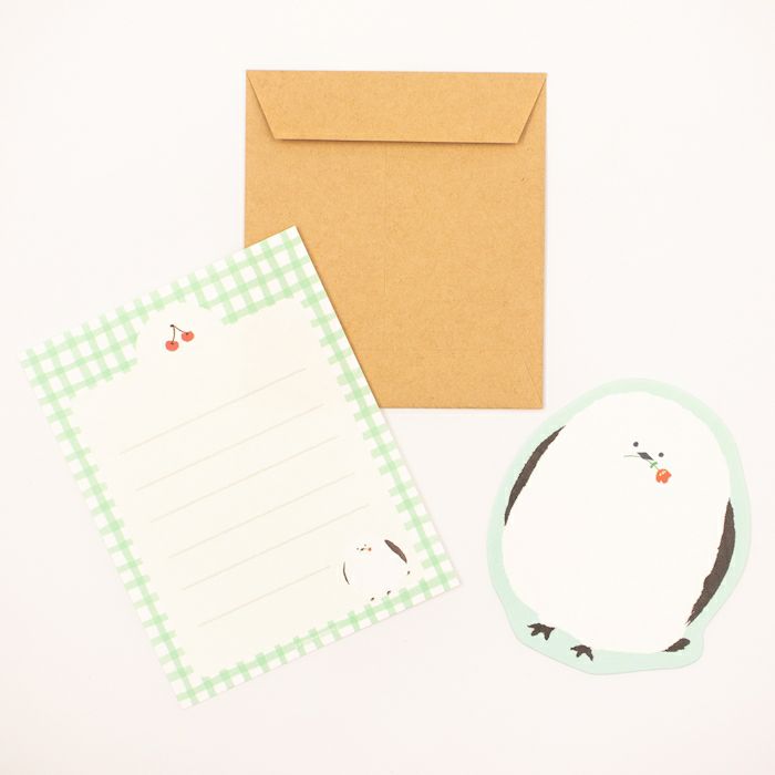 My Series Vol.4 Die-cut Mini Letter Set - Fluffy Bird - Techo Treats