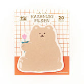 My Series Vol.4 Die-cut Sticky Notes - Fluffy Bear - Techo Treats