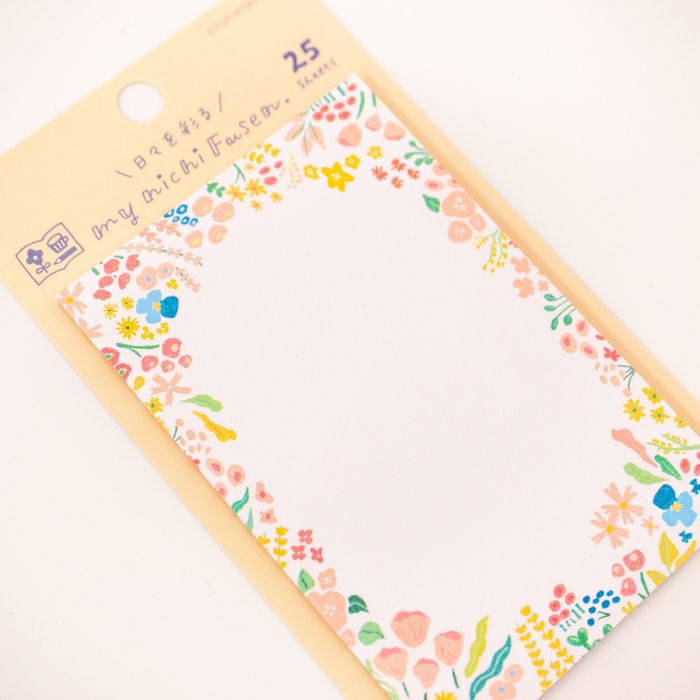 My Series Vol.4 Everyday Sticky Notes - Flower Garden - Furukawa Shiko - Default Title by Techo Treats Stationery