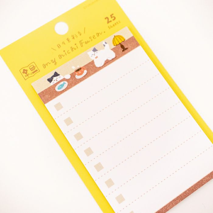 My Series Vol.4 Everyday Sticky Notes - Fluffy Cat - Techo Treats