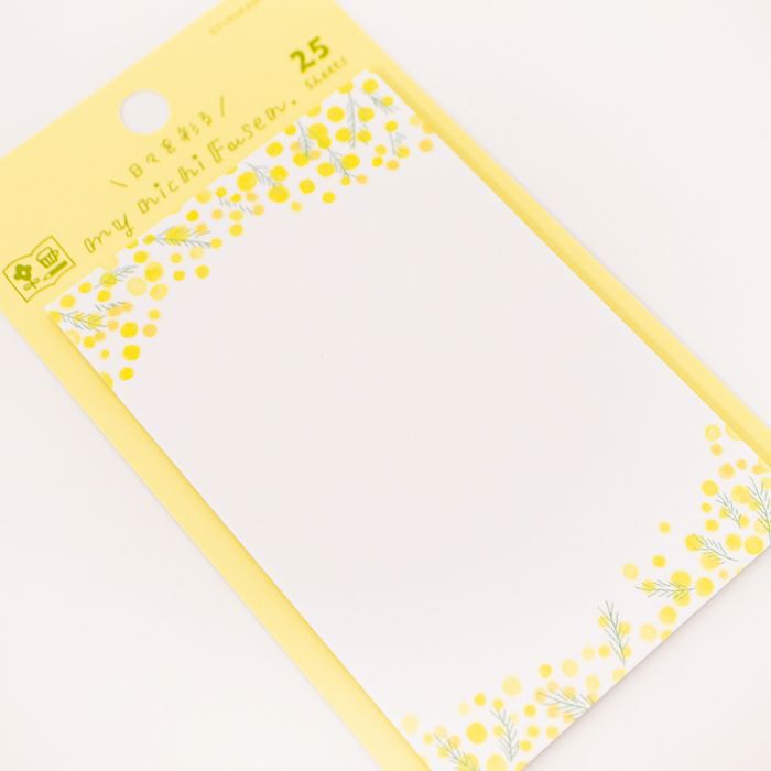 My Series Vol.4 Everyday Sticky Notes - Mimosa - Furukawa Shiko - Default Title by Techo Treats Stationery