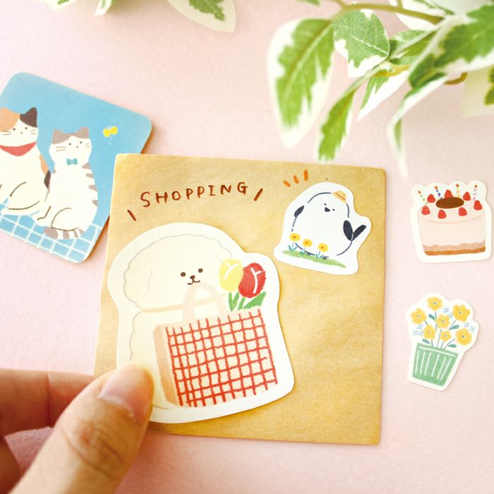 My Series Vol.4 Flake Stickers - Helper Bear - Techo Treats