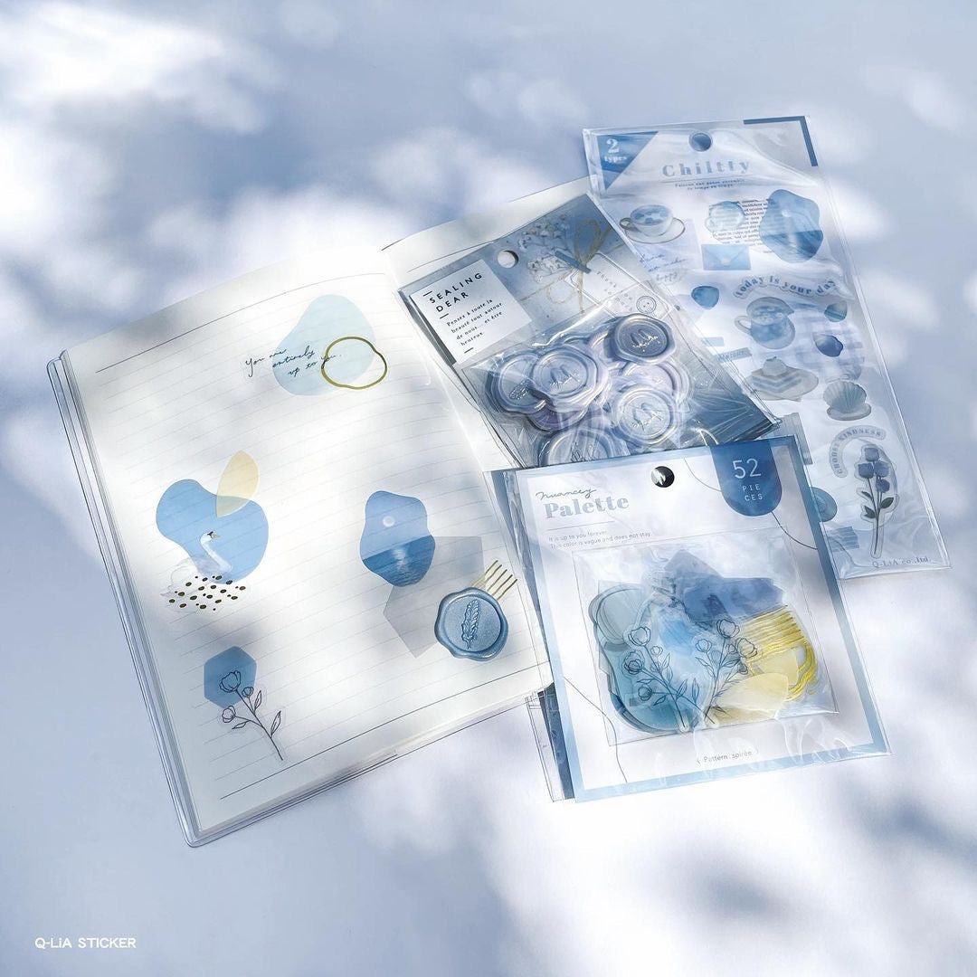 Nuancey Palette Flake Stickers - larme - Techo Treats