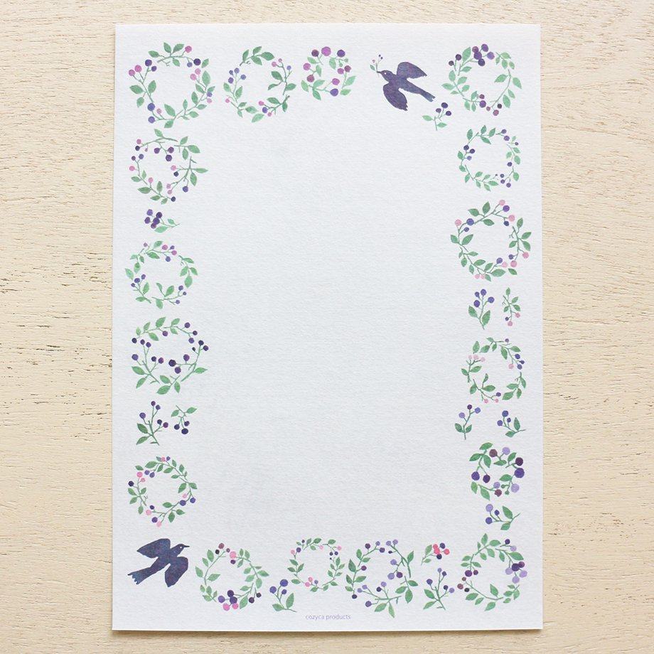 Omori Yuko Letter Pad - Michikusa Bana - Techo Treats