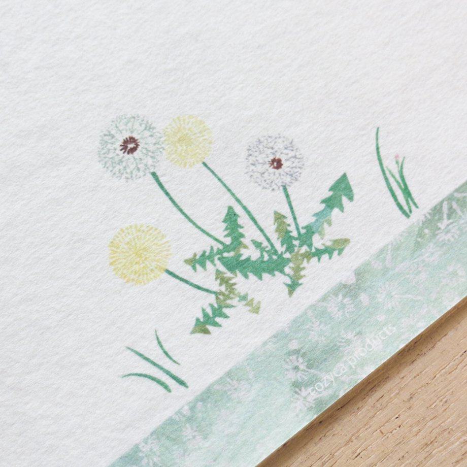 Omori Yuko Letter Pad - Michikusa Bana - Techo Treats