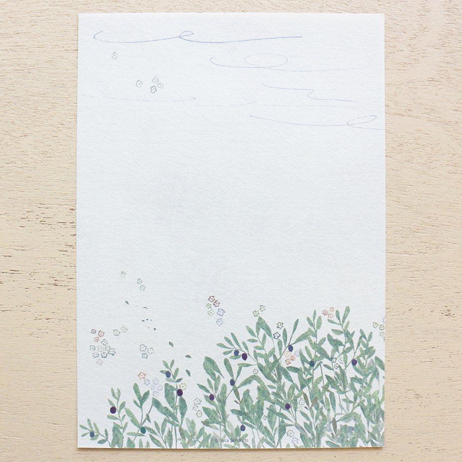 Omori Yuko Letter Pad - Michikusa Bana - Techo Treats