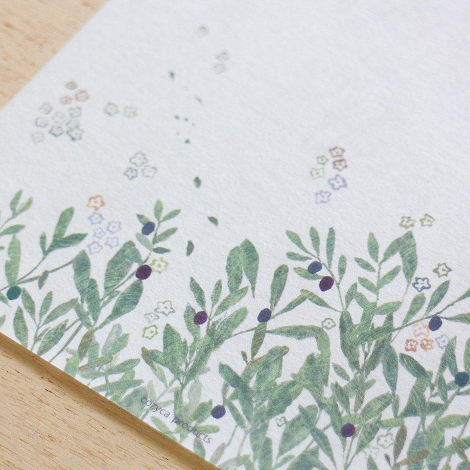 Omori Yuko Letter Pad - Michikusa Bana - Techo Treats
