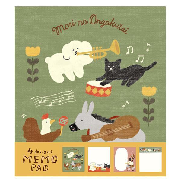 Paper Hill Bookstore Memo Pad - Forest Music Corps - Techo Treats