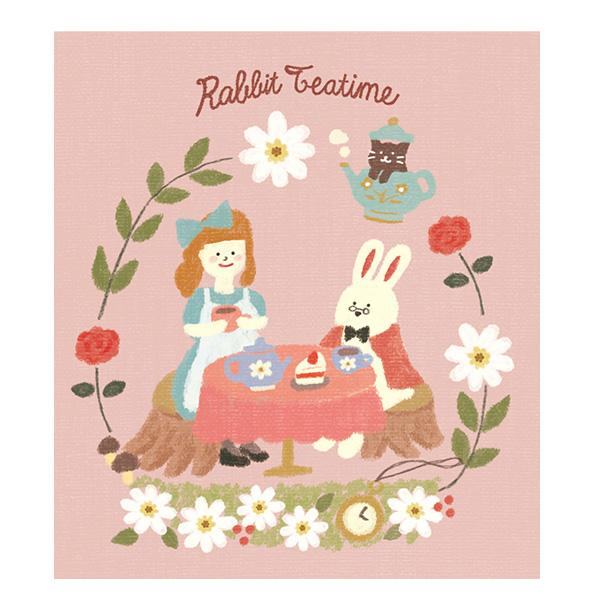 Paper Hill Bookstore Memo Pad - Rabbit Teatime - Techo Treats