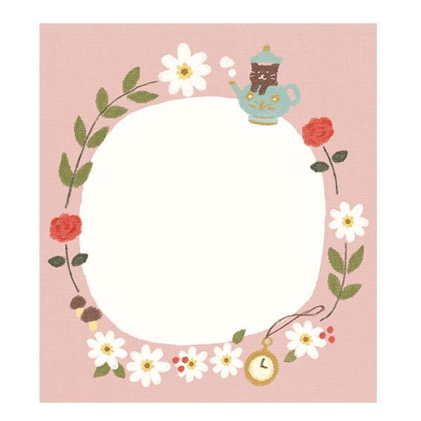 Paper Hill Bookstore Memo Pad - Rabbit Teatime - Techo Treats