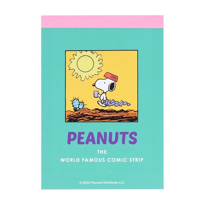 PEANUTS Petit Collection Vol. 2 - Snoopy Mini Memo - Green - Sun-Star Stationery - Default Title by Techo Treats Stationery