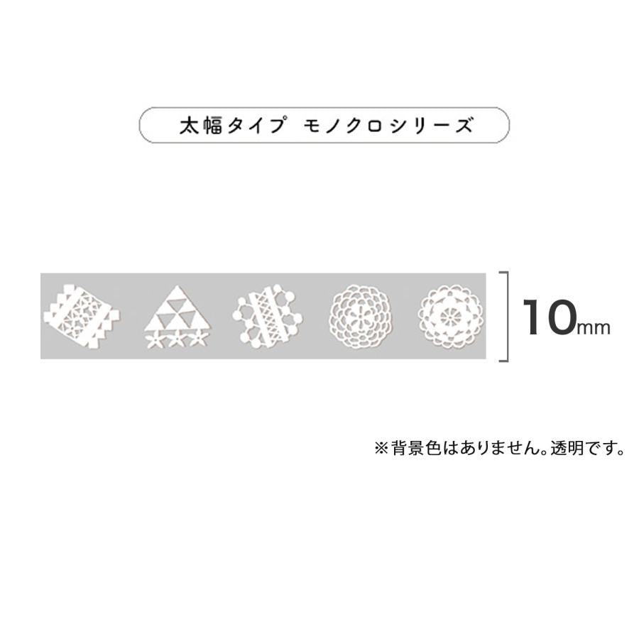PLUS Deco Rush 10mm Limited Monochrome Series - Stitched Lace - Default Title by Techo Treats Stationery