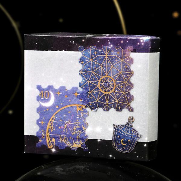 Post Office Foil-stamped Flake Seal - Shooting Star - Techo Treats