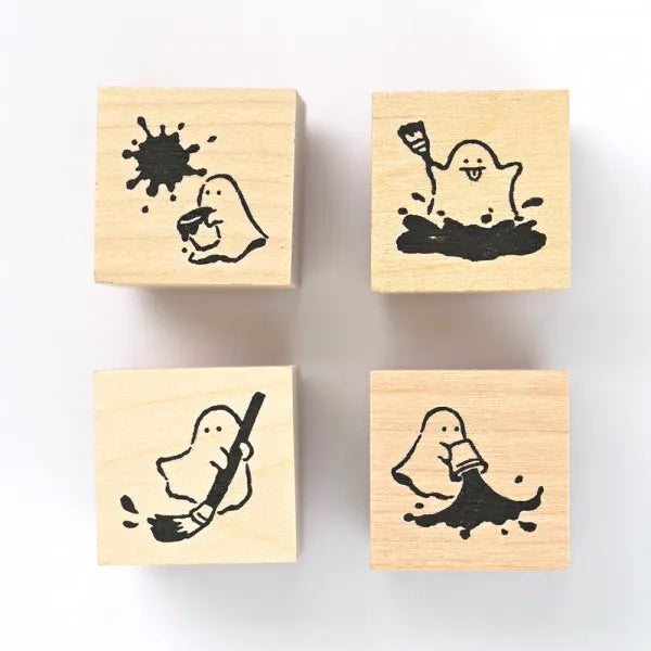 Pranks on the Edge Rubber Stamp Set - Ghost