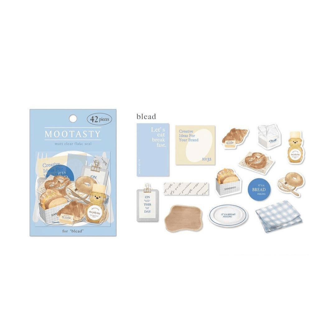 Q-LiA Mootasty Flake Stickers - Kissa - Default Title by Techo Treats Stationery