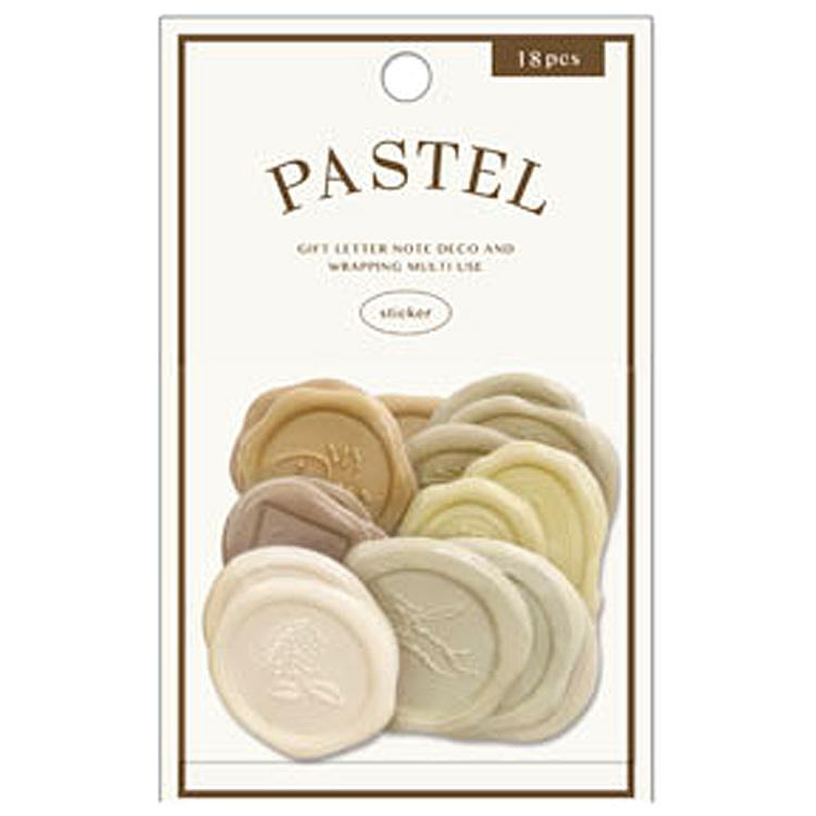 Q-LiA PASTEL SEALING DEAR Wax Seal Sticker - Honey Ivory - Default Title by Techo Treats Stationery