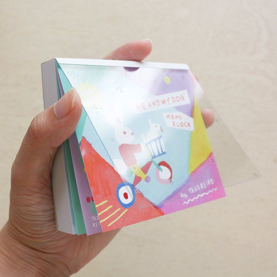 Reiko Tada Block Memo - ME AND MY DOG - cozyca products - Default Title by Techo Treats Stationery