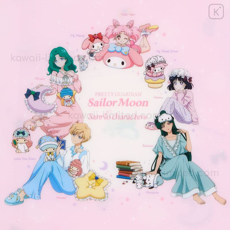 Sailor Moon x Sanrio Characters A4 Die-cut 5-Pocket Clear Folder (B) - Sun-Star Stationery - Default Title by Techo Treats Stationery