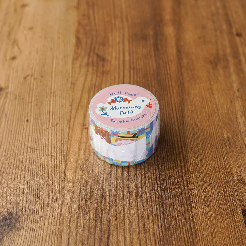 Sayaka Sugiura Roll Sticky Notes - Murmuring Talk - TEGAMISHA - Default Title by Techo Treats Stationery