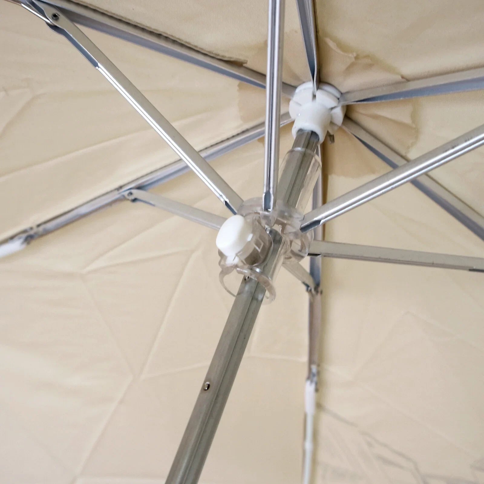 Shimaenaga Long-tailed Tit Compact Folding Umbrella (Off White) - 55cm Windproof - Techo Treats