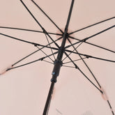 Shimaenaga Long-tailed Tit Long Umbrella (Black) - 60cm Windproof - Techo Treats