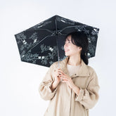 Shimaenaga Long-tailed Tit Mini Folding Umbrella (Square Mini) - 47cm All-weather UV- and Heat-blocking - Techo Treats