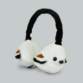 Shimaenaga Long-tailed Tit Stuffed Toy Warm Earmuffs - Techo Treats