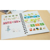 Shinzi Katoh Seal Collection Note Sticker Book - Po Po Po Birds - Techo Treats