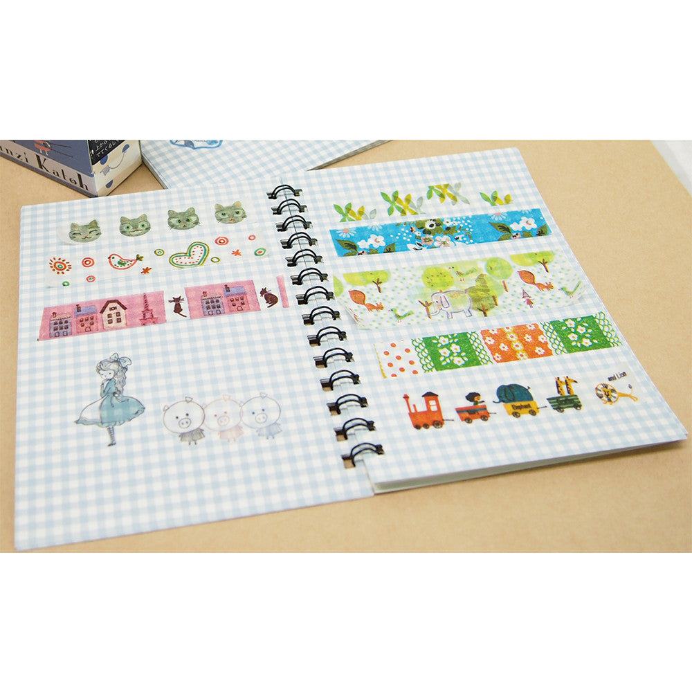 Shinzi Katoh Seal Collection Note Sticker Book - Po Po Po Birds - Techo Treats