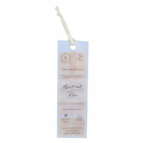 Signet seal PET Stickers - BEIGE - KAMIO JAPAN - Default Title by Techo Treats Stationery
