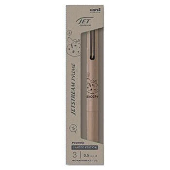 Snoopy Jetstream Prime Multifunction Ballpoint Pen 0.5mm - Latte Brown - Techo Treats