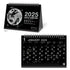 Sora 2025 Desktop Monthly Calendar - Black - Techo Treats