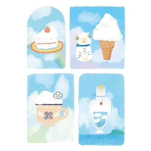 SORA CAFE Deco Seal - Lunch - Furukawa Shiko - Default Title by Techo Treats Stationery