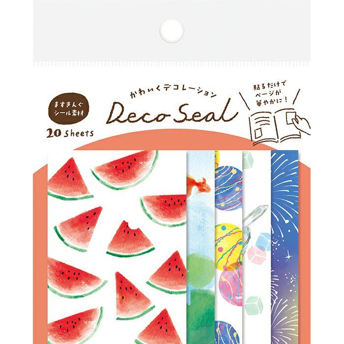 Summer Limited Deco Seal - Summer in Japan - Furukawa Shiko - Default Title by Techo Treats Stationery