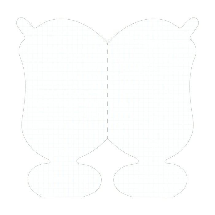 Summer Limited Die-cut Mini Letter - Cafe Sunrise - Furukawa Shiko - Default Title by Techo Treats Stationery