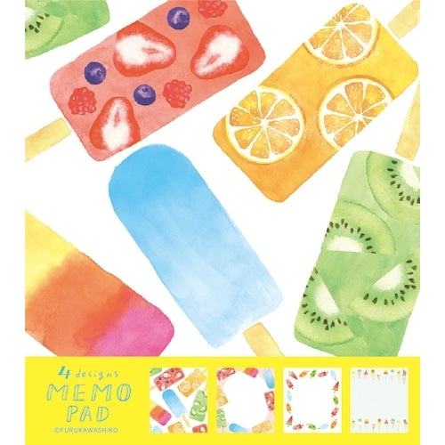 Summer Limited Memo Pad - Ice - Furukawa Shiko - Default Title by Techo Treats Stationery