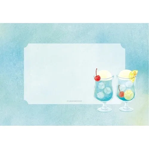 Summer Limited Mini Letter Set - Ramune Soda - Furukawa Shiko - Default Title by Techo Treats Stationery