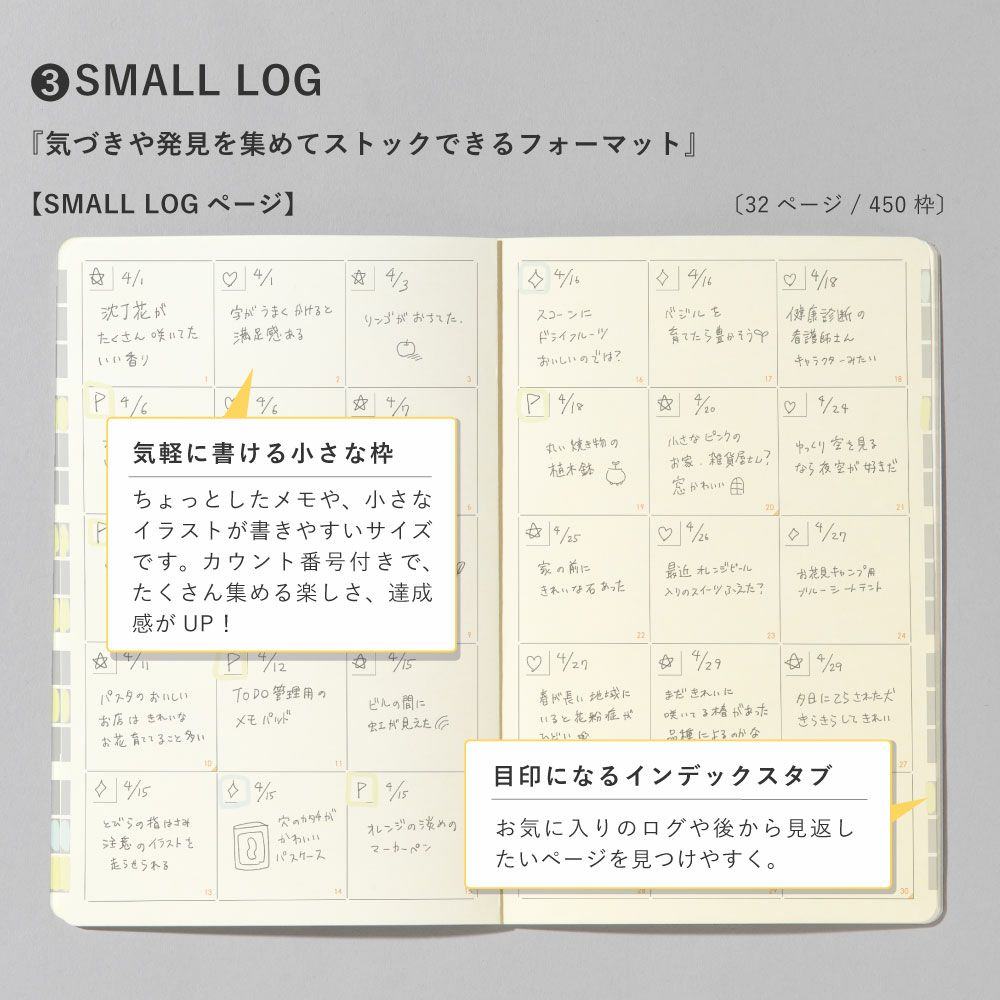 SUNNY LOG NOTE A5 - Yellow - Techo Treats