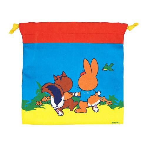 Sweets Series Cuppy Ramune Flat Drawstring Pouch Vol.2 - Tee&