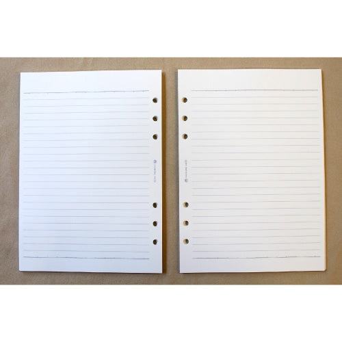 System Notebook Refill (Acid-free Paper) - A5 Ruled - Techo Treats