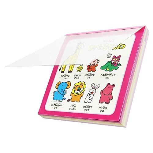 Tabekko Animal Vol.7 - Square Memo Pad - Pink - Sun-Star Stationery - Default Title by Techo Treats Stationery