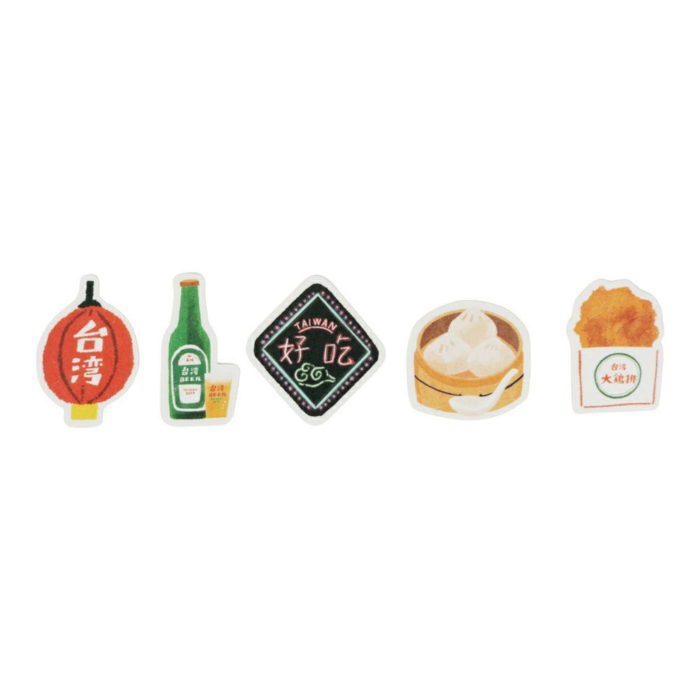 Taiwan Trip Flake Stickers - Taiwan Sakaba - Sun-Star Stationery - Default Title by Techo Treats Stationery
